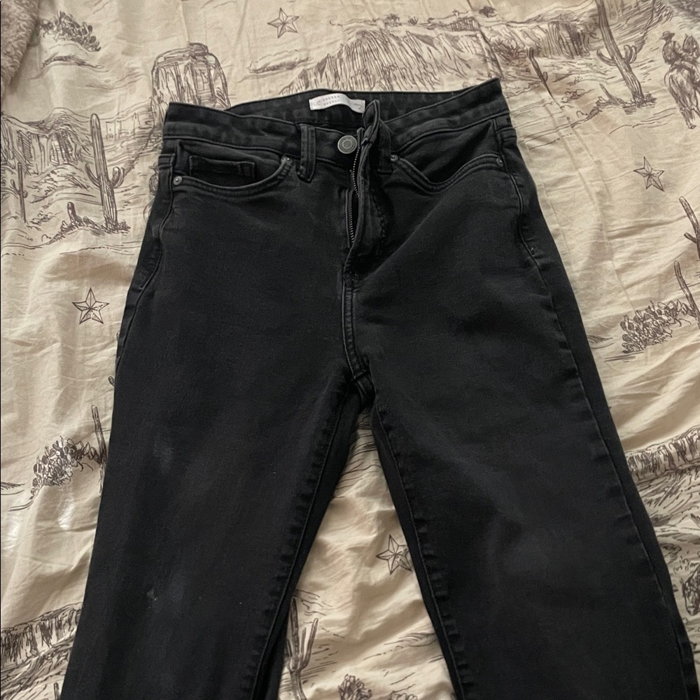 LC Lauren Conrad Black Flare Jeans
